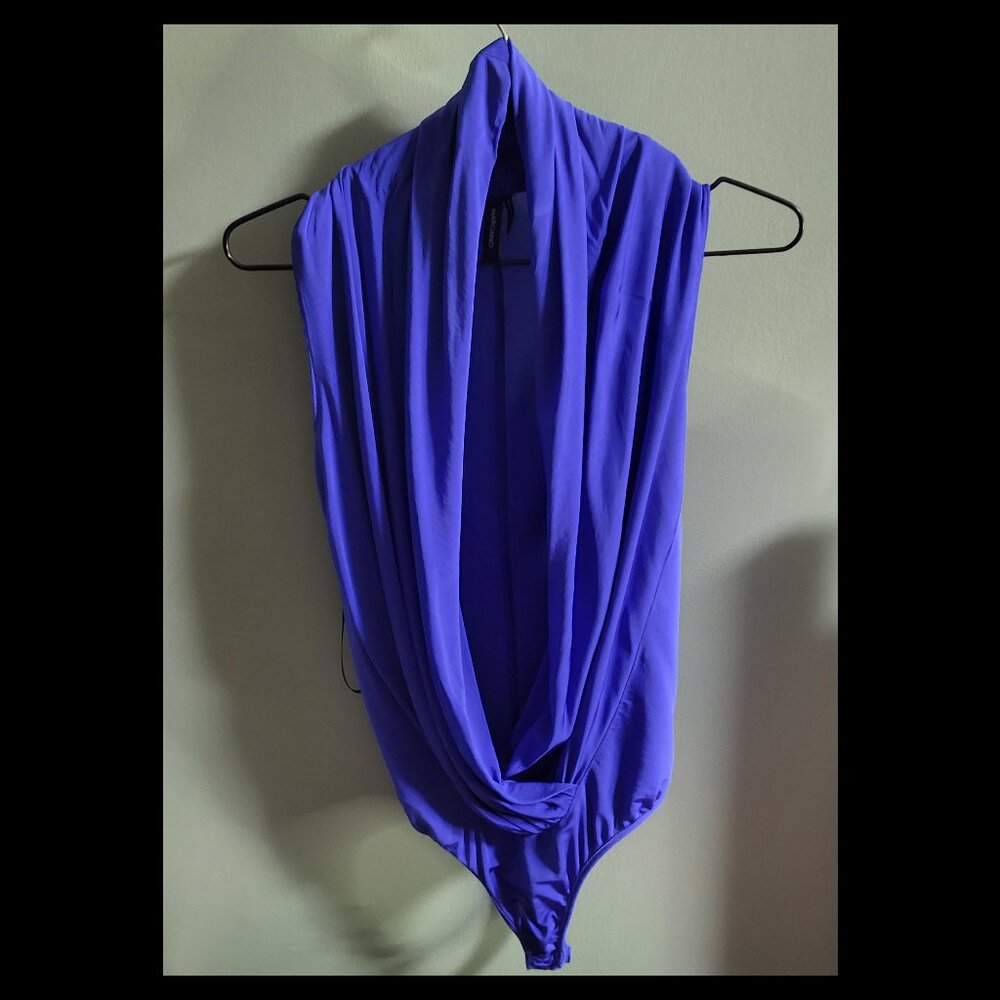 Marciano drape neck bodysuit